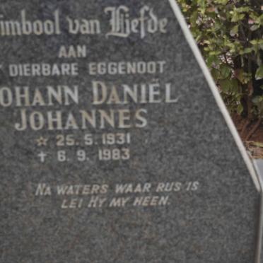 MULLER Johann Daniël Johannes 1931-1983
