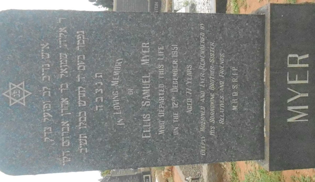 MYER Ellis Samuel -1951