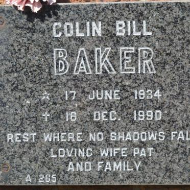 BALER Colin Bill 1934-1990