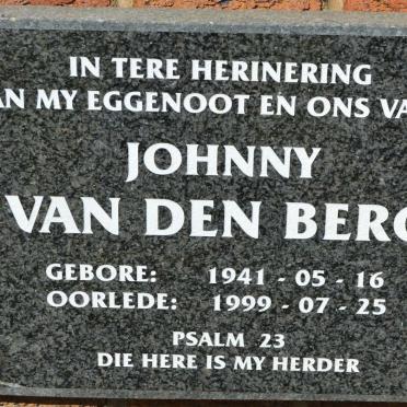 BERG Johnny, van den 1941-1999