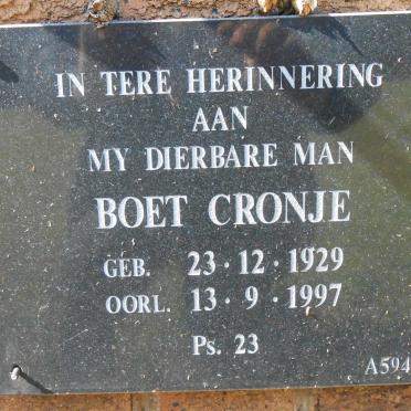 CRONJE Boet 1929-1997