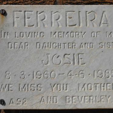 FERREIRA Josie 1960-1985