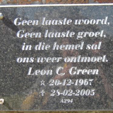 GREEN Leon C. 1967-2005