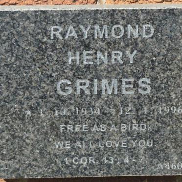 GRIMES Raymond Henry 1934-1996