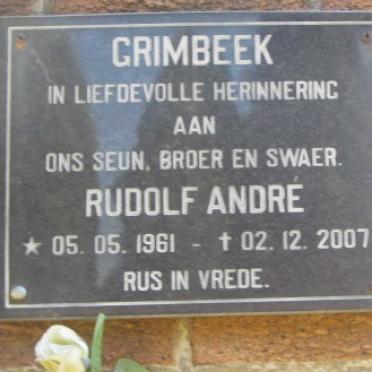 GRIMBEEK Rudolf André 1961-2007