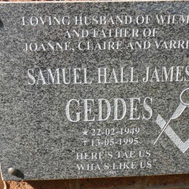 GEDDES Samuel Hall James 1949-1995