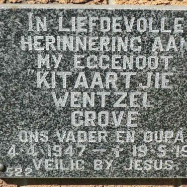 GROVE Wentzel 1947-1997