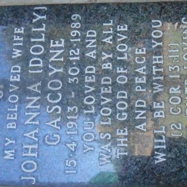 GASCOYNE Johanna 1913-1989