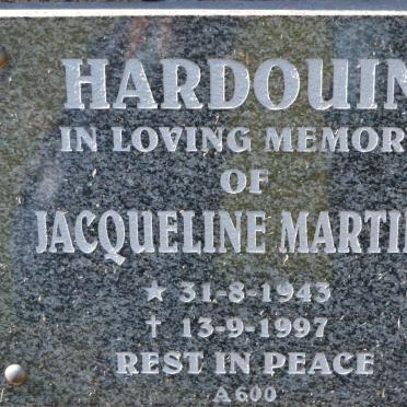 HARDOUIN Jacqueline Martina 1943-1997