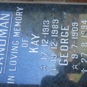 LANDMAN George 1909-1994 &amp; Kay 1913-1989