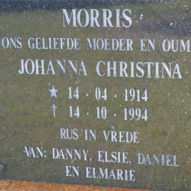 MORRIS Johanna Christina 1914-1994