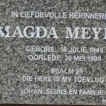 MEYER Magda 1949-1999