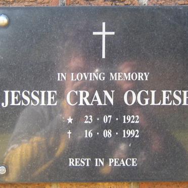 OGLESBY Jessie Cran 1922-1992