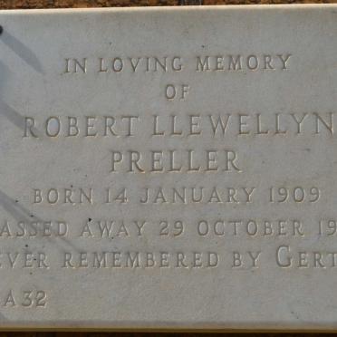 PRELLER Robert Llewellyn 1909-1982