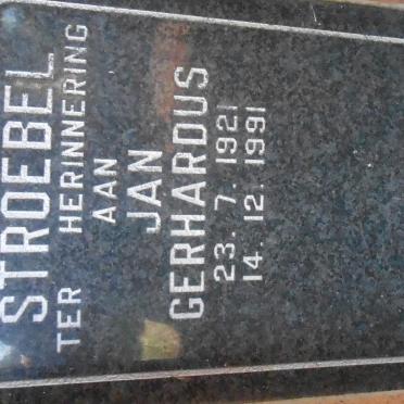 STROEBEL Jan Gerhardus 1921-1991