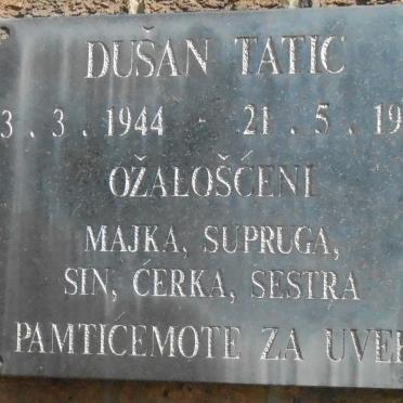 TATIC Dusan 1944-1994