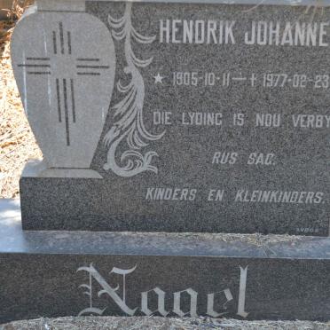 NAGEL Hendrik Johannes 1905-1977