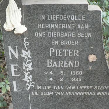 NEL Pieter Barend 1960-1983