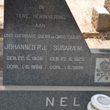 NEL Johannes P.J. 1908-1968 &amp; Susara M. 1920-1968