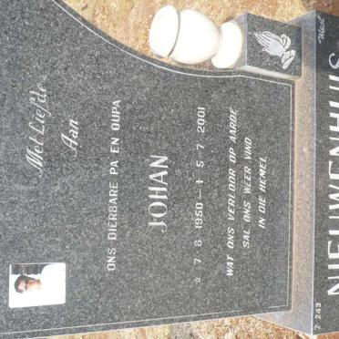 NIEUWENHUIS Johan 1950-2001