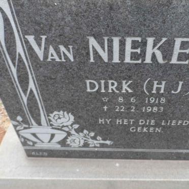 NIEKERK H.J., van 1918-1983