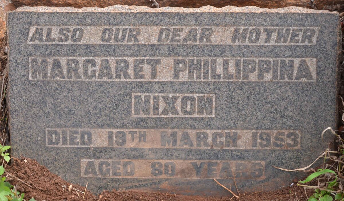NIXON Margaret Phillippina -1953