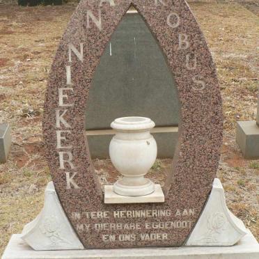 NIEKERK Jacobus Goestavus, van 1948-1985