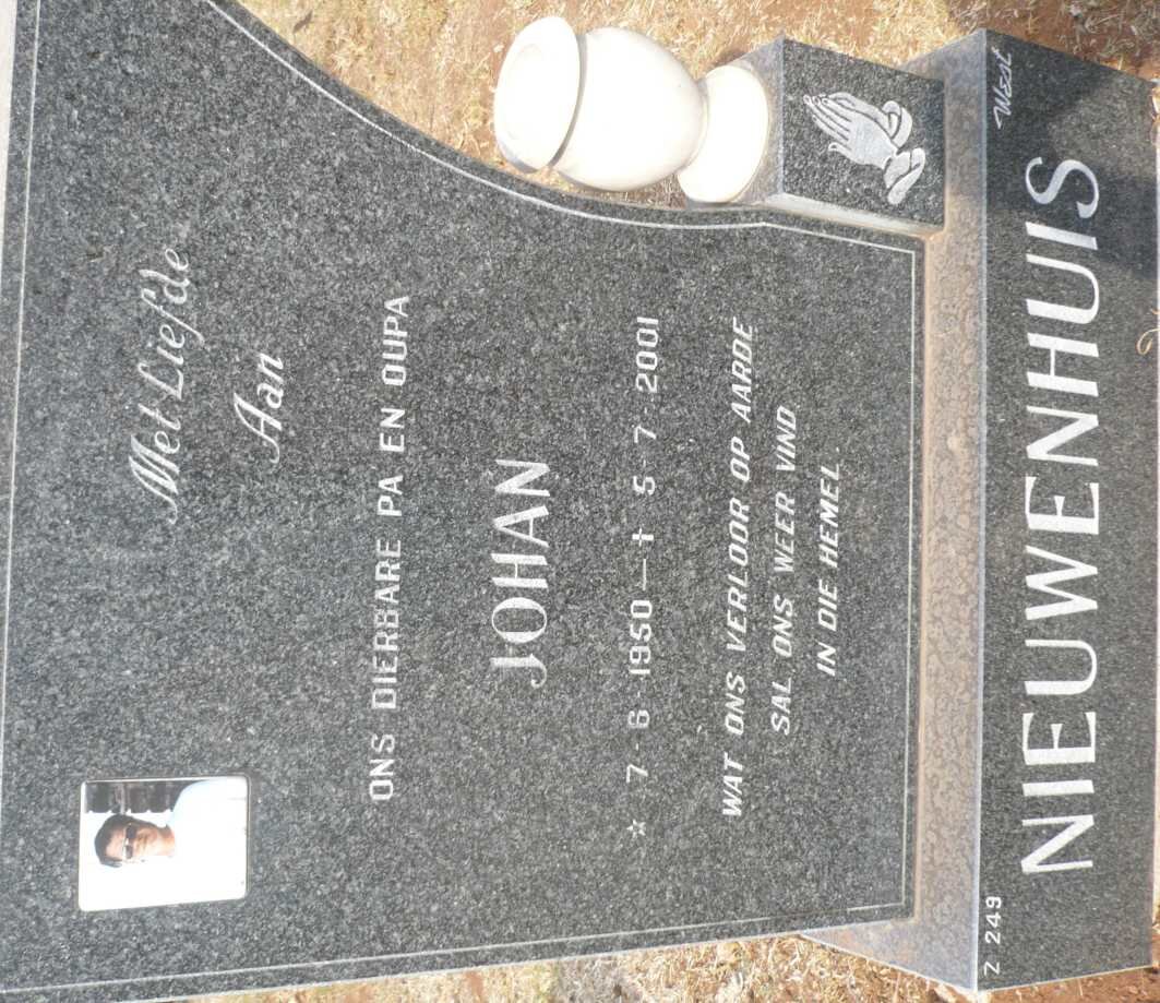 NIEUWENHUIS Johan 1950-2001