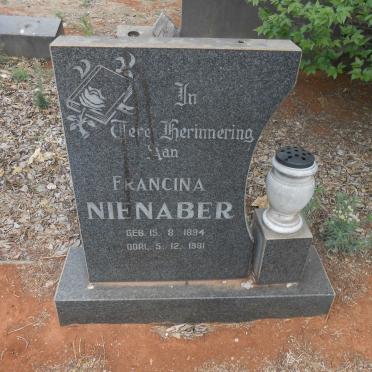NIENABER Francina 1894-1981