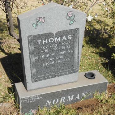 NORMAN Thomas 1947-1998