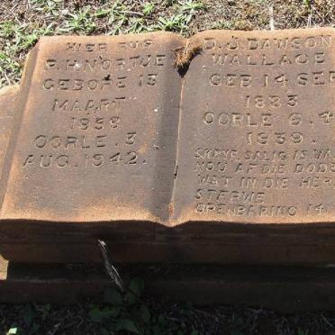 NORTJE P.H. 1858-1942 :: WALLACE D.J. Dawson 1883-1939