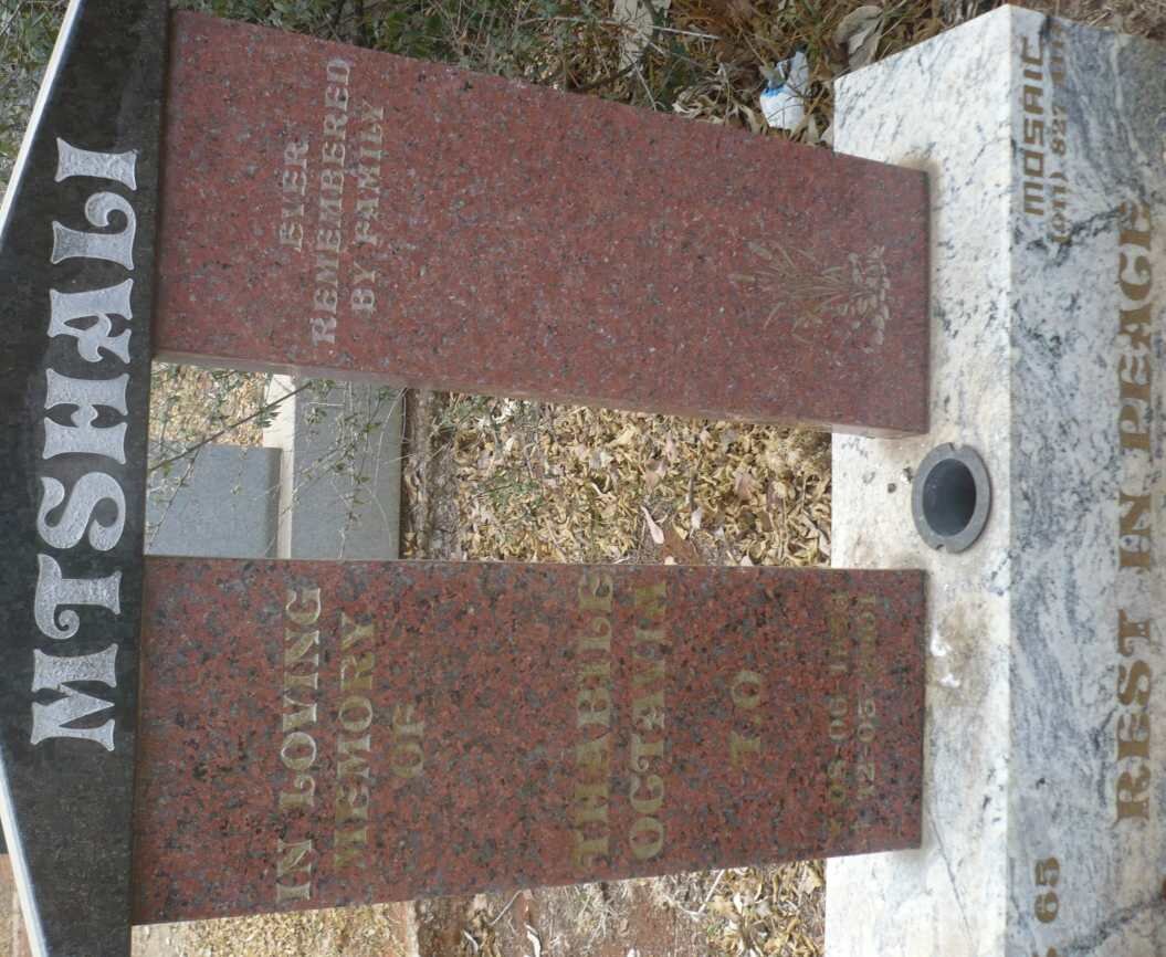 NTSHALI Thabile Octavia ?-?