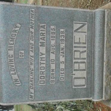O'BRIEN Dorothy Maria 1895-1939