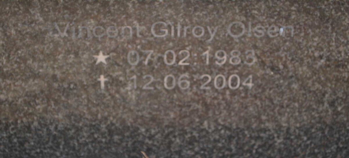 OLSEN Vincent Gilroy 1983-2004
