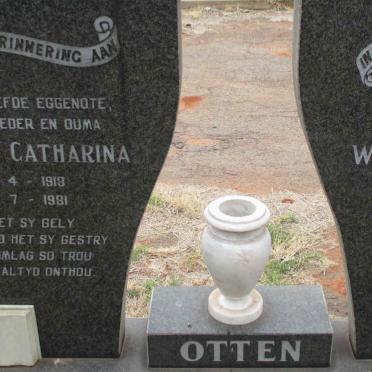 OTTEN Wilhelm August 1918- &amp; Hester Catharina 1913-1981