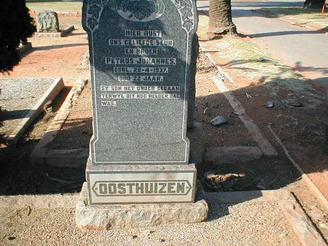 OOSTHUIZEN Petrus Johannes -1937