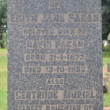 PAGAN Edith Jane 1873-1952 :: WYLIE Gertrude Muriel nee PAGAN