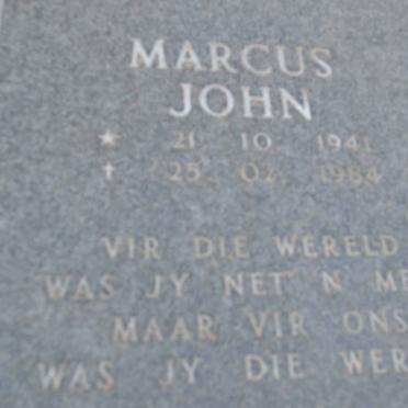 PEARSON Marcus John 1941-1984