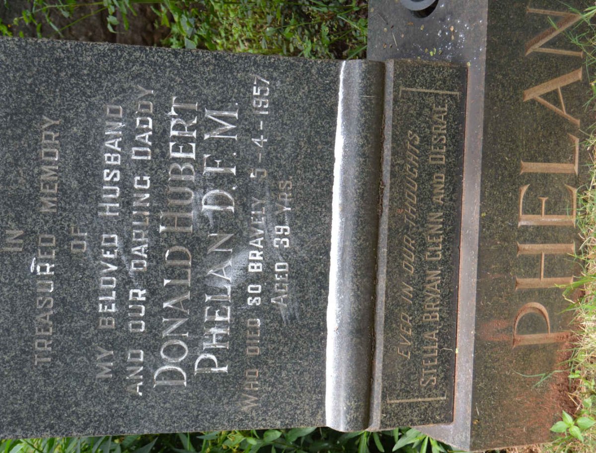 PHELAN Donald Hubert -1957