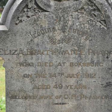 PHARAOH Eliza Briathwaite -1912