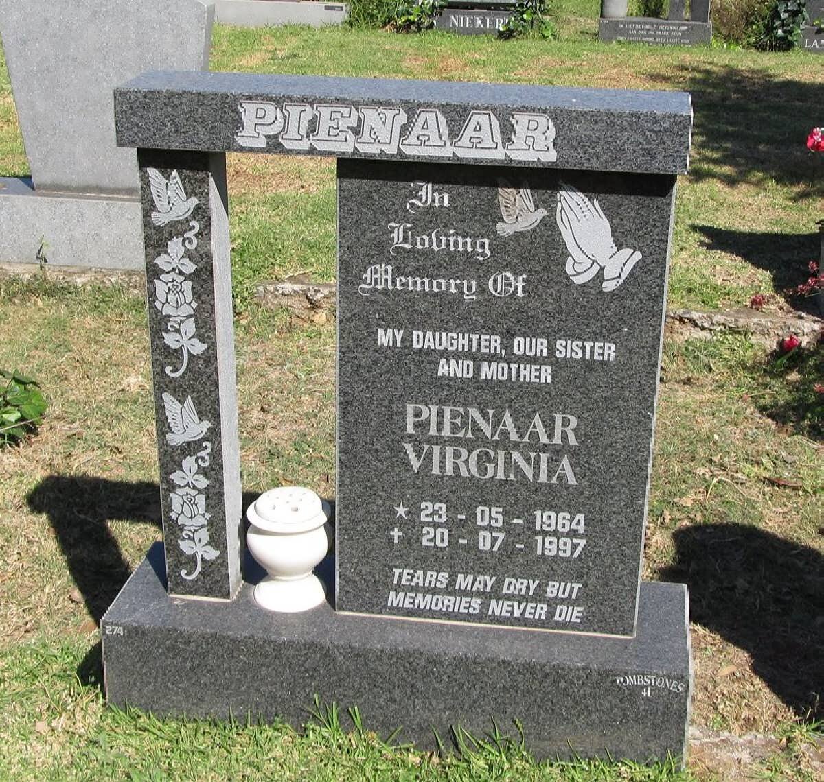 PIENAAR Virginia 1964-1997