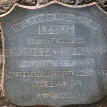PINNELL Leslie 1889-1912