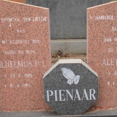 PIENAAR Wilhelmus P.L. 1925-1985 &amp; Aletta S. 1915-1987