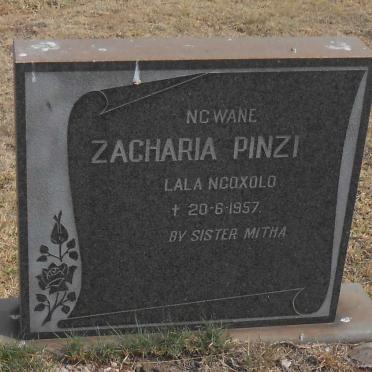 PINZI Zacharia -1957