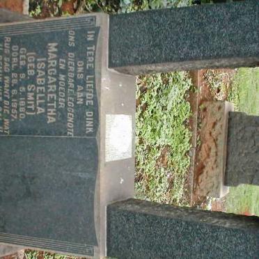 PLESSIS Margaretha Isabella, du nee SMIT 1880-1957