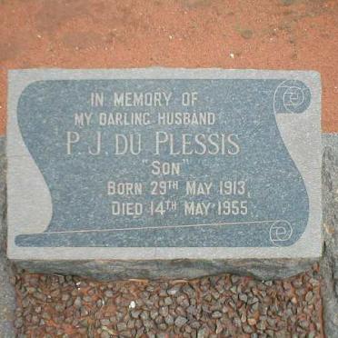 PLESSIS P.J., du 1913-1955