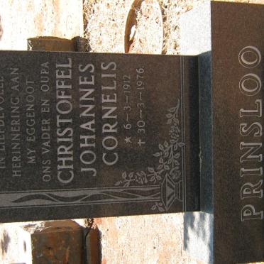 PRINSLOO Christoffel Johannes Cornelius 1912-1976
