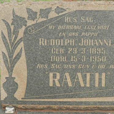 RAATH Rudolph Johannes 1895-1950