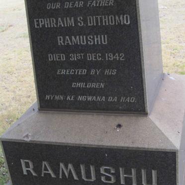 RAMUSHU Ephraim S. Dithomo -1942
