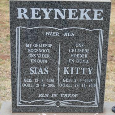 REYNEKE Sias 1926-2002 &amp; Kitty 1926-2010